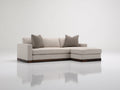 Divano angolare-Tessuto-Legno-275x160x80 cm-Beige-Stile moderno minimalista